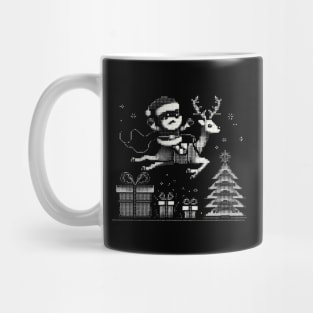 Christmas Santa and reindeer 32 Mug